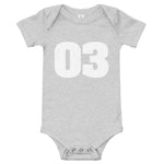 Mija 03 - Cuban Jersey Onesie for Newborns to 3 Month Old Baby Girls