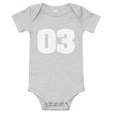 Mija 03 - Cuban Jersey Onesie for Newborns to 3 Month Old Baby Girls