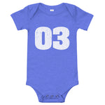 Mijo 03 - Cuban Jersey Onesie for Newborns to 3 Month Old Baby Boys