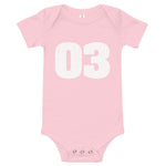 Mija 03 - Cuban Jersey Onesie for Newborns to 3 Month Old Baby Girls