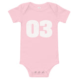 Mija 03 - Cuban Jersey Onesie for Newborns to 3 Month Old Baby Girls