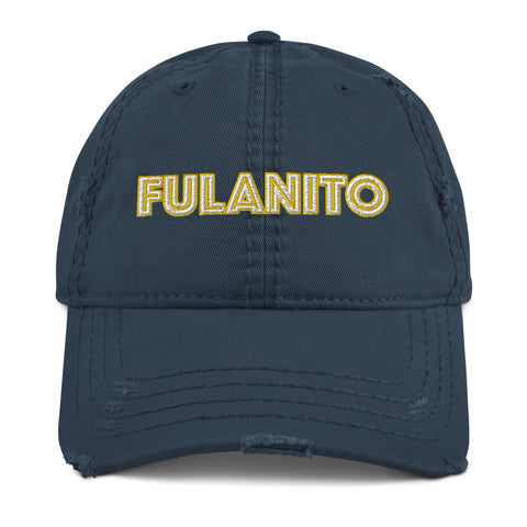 Fulanito - Embroidered Men's Distressed Hat