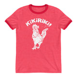 Kikiriki! Rooster Unisex Ringer T-Shirt